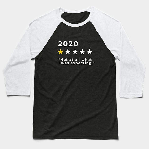 2020 - 1 star review.  "Not at all what I was expecting." Baseball T-Shirt by BodinStreet